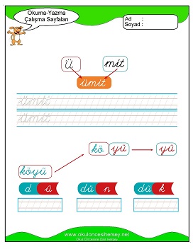 öbüşzç Grubu Çalışma Sayfaları